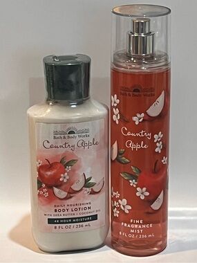 Country Apple Bath & Body Works Spray and Lotion NEW